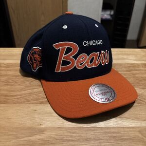 Chicago Bears SnapBack NFL Mitchell & Ness Script Vintage Collection Hat Cap